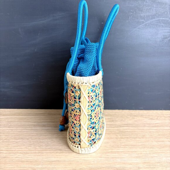 The Sak basket and crocheted satchel handbag - beachy style - Picture 4 of 8